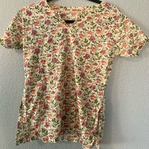 Fabindia Light Weight Floral Blouse - Medium